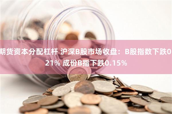 期货资本分配杠杆 沪深B股市场收盘：B股指数下跌0.21% 成份B指下跌0.15%