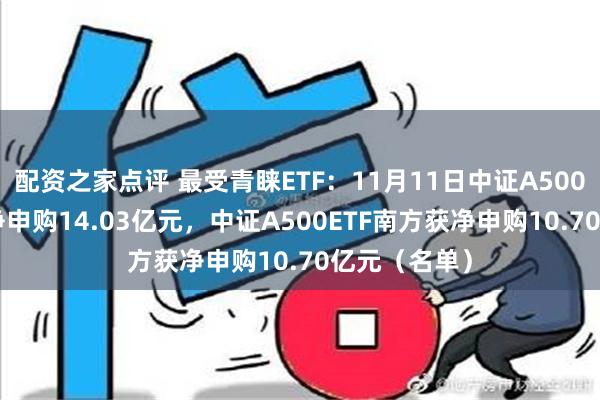 配资之家点评 最受青睐ETF：11月11日中证A500ETF景顺获净申购14.03亿元，中证A500ETF南方获净申购10.70亿元（名单）