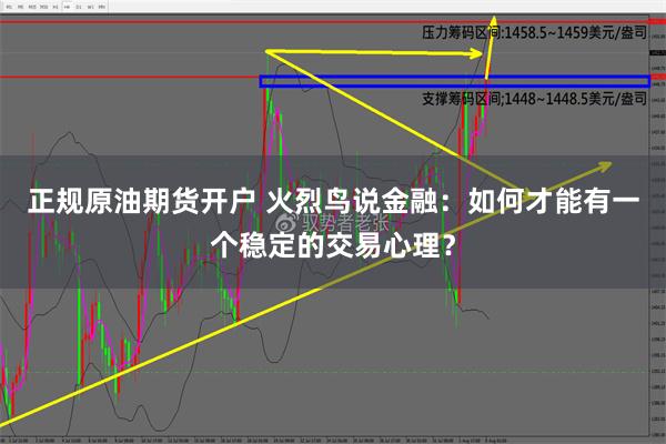 正规原油期货开户 火烈鸟说金融：如何才能有一个稳定的交易心理？