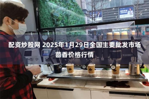 配资炒股网 2025年1月29日全国主要批发市场茴香价格行情